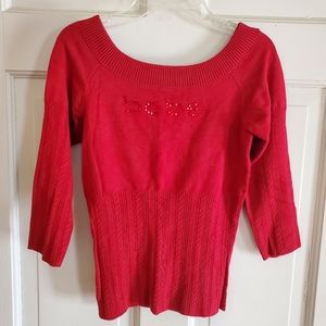 Bebe Sweater 3/4 Length Sleeve